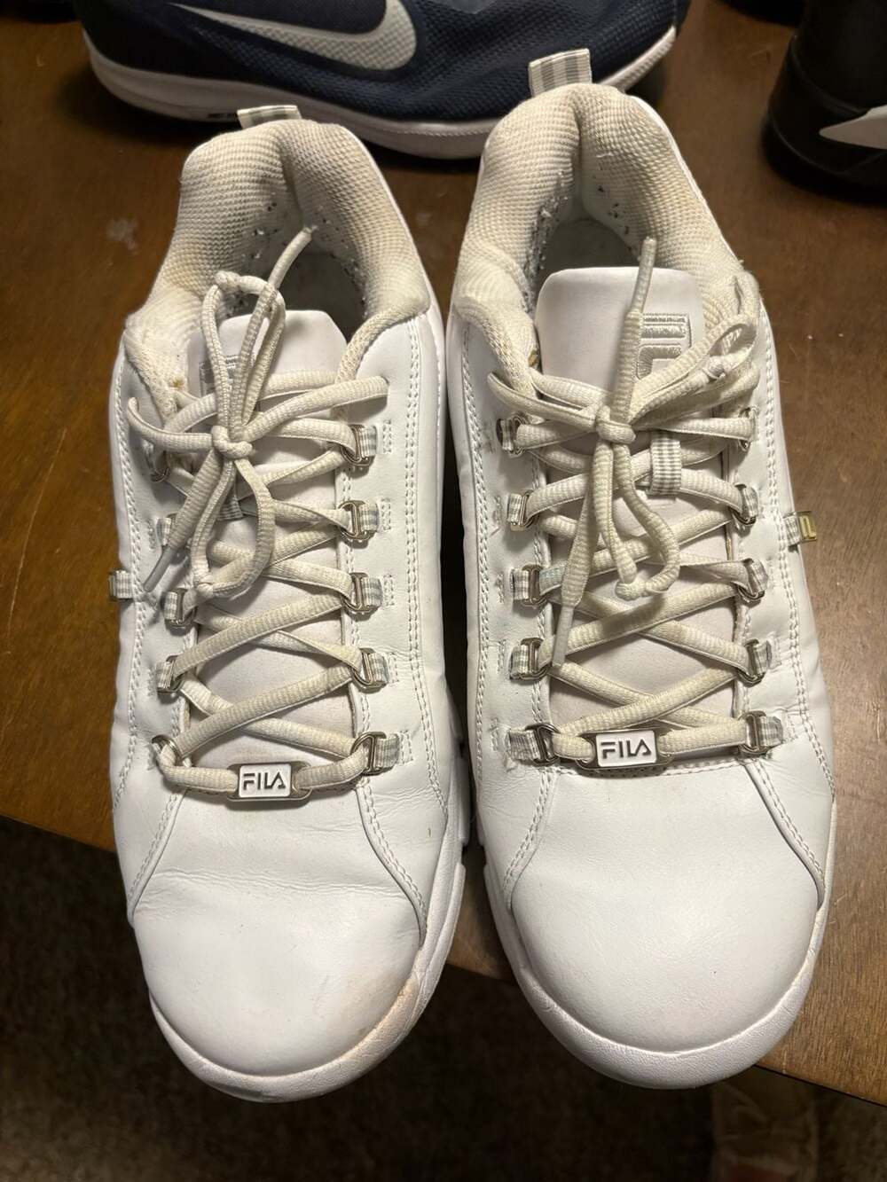 Fila Exchange 2K10 1SC039LX-133 Mens White Low Top Lifestyle Sneakers Size 13